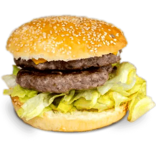 Menus double cheese